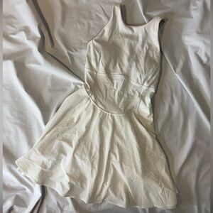 Lululemon Court Crush White Tennis Tank Mini Dress